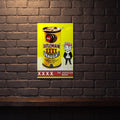 XXXX DRAUGHT 600MM X 400MM METAL SIGN