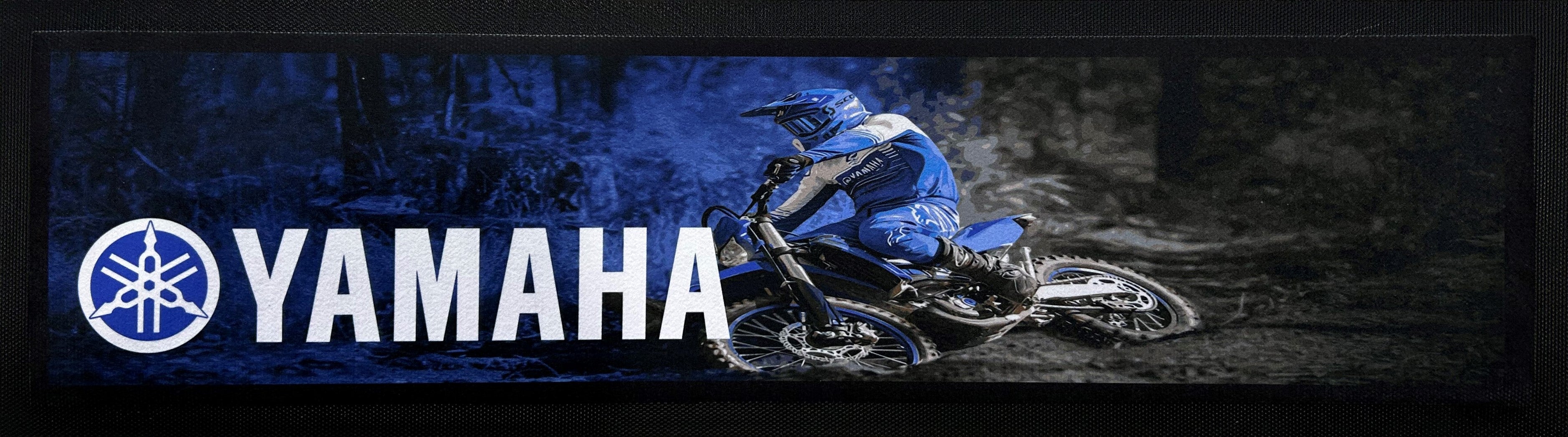 Yamaha Motorcycles Premium Rubber-Backed Bar Mat Runner