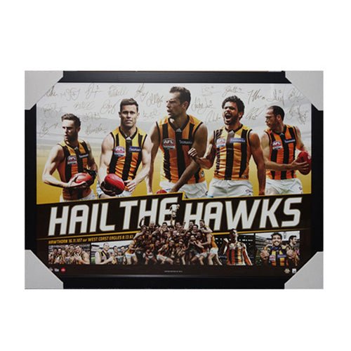 2015 Hawthorn Premiers Framed - Official AFL Memorabilia - KING CAVE