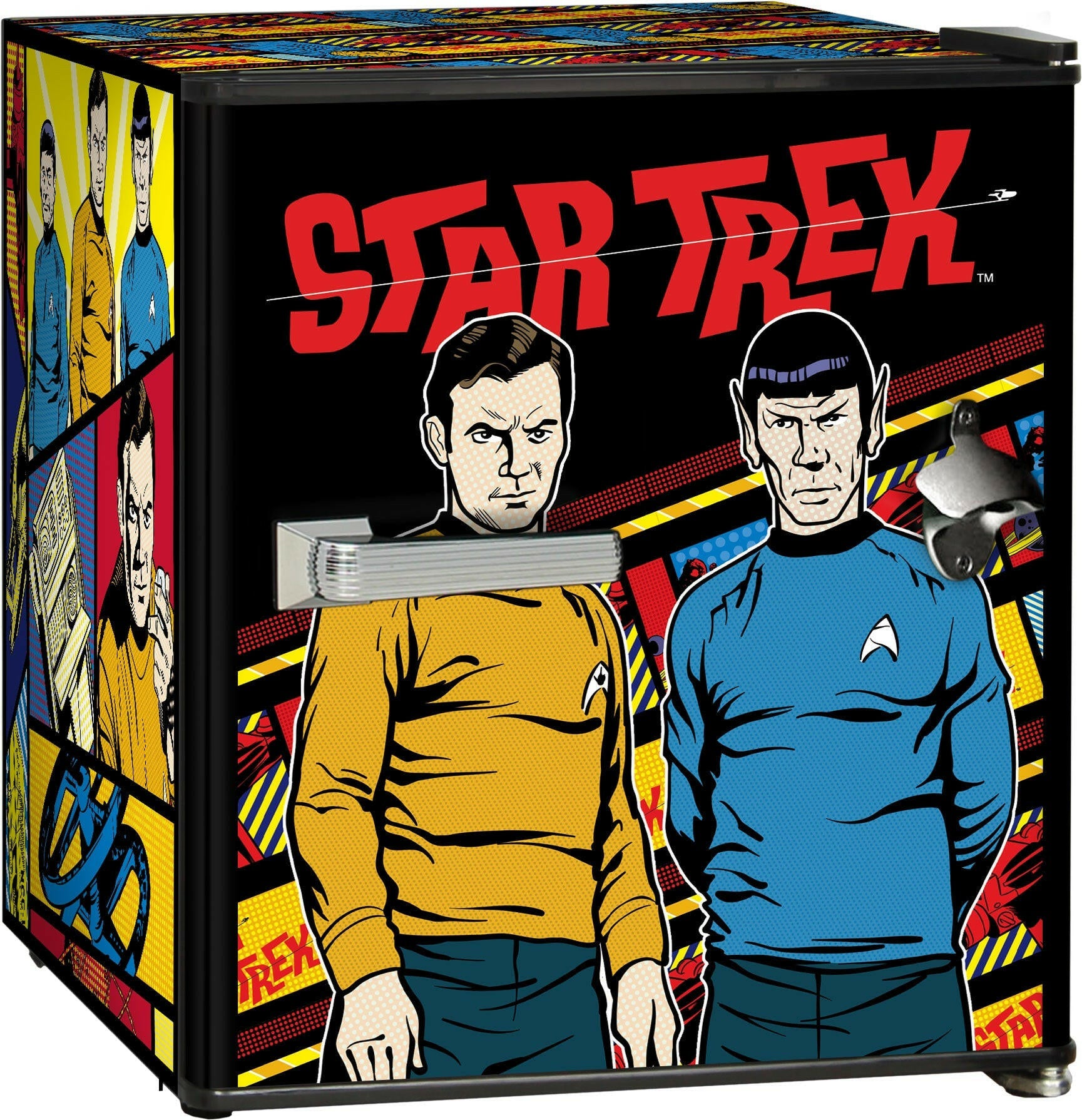 Star Trek Original (Comic Style) Design Mini Bar Fridge - BC46B-RET-STO1