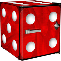 Retro Dice Design Mini Bar Fridge - BC46B-DICE