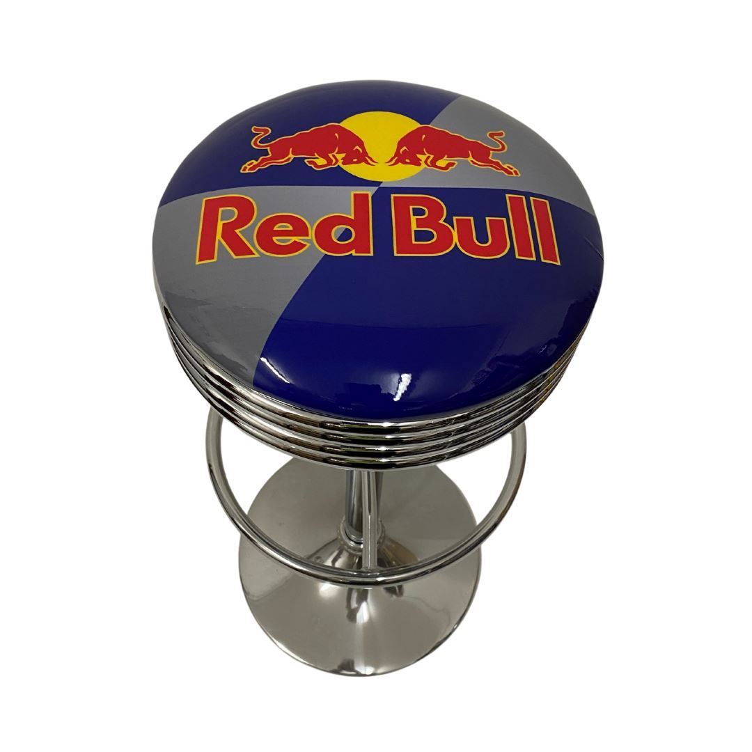 Red Bull Bar Table & Bar Stool Set