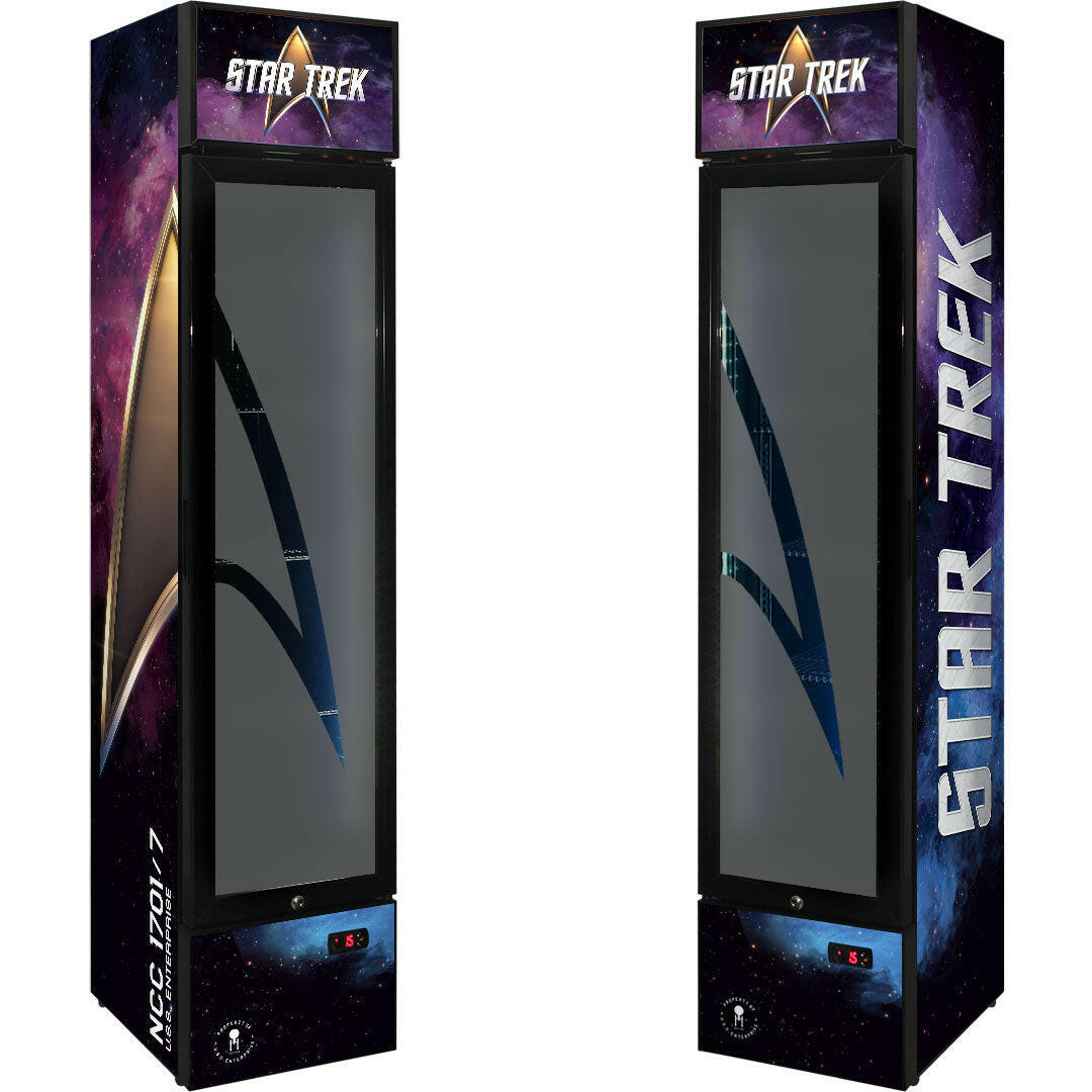 Star Trek Original Branded Skinny Upright Bar Fridge - SS-P160FA-STO2