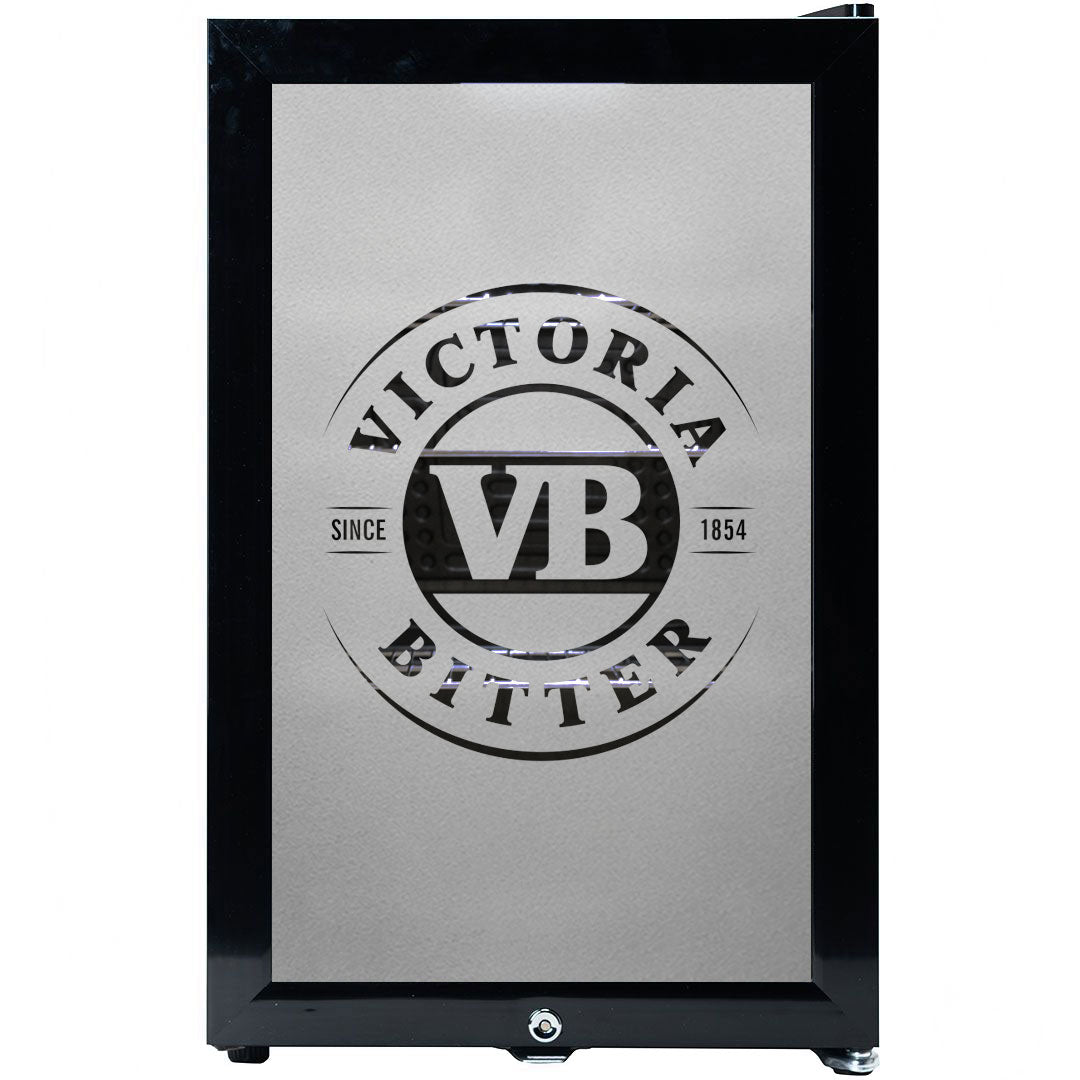 VB Branded Glass Door Bar Fridge With Cool Frosted Door Logo - Model SC70-B-VB-V1