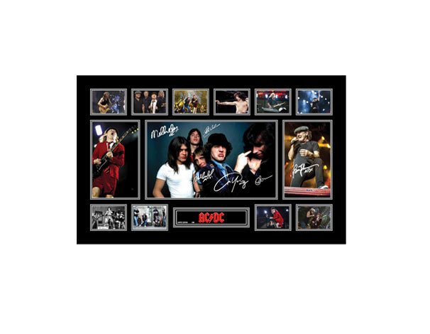AC/DC Collage Framed - KING CAVE