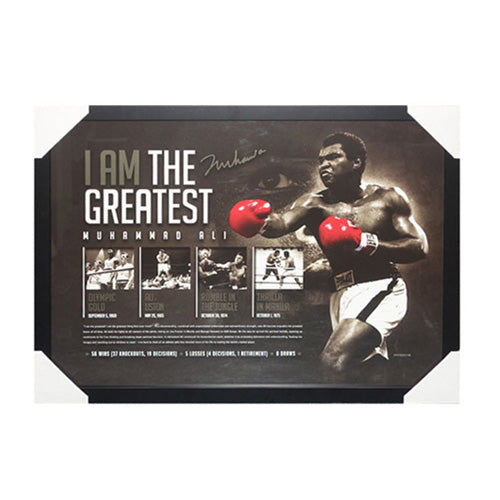 Muhammad Ali - I Am the Greatest - Framed