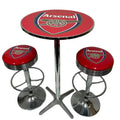 Arsenal FC Bar Table & Bar Stool Set - KING CAVE