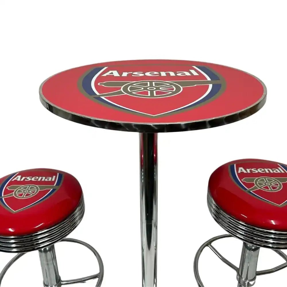Arsenal FC Bar Table & Bar Stool Set - KING CAVE