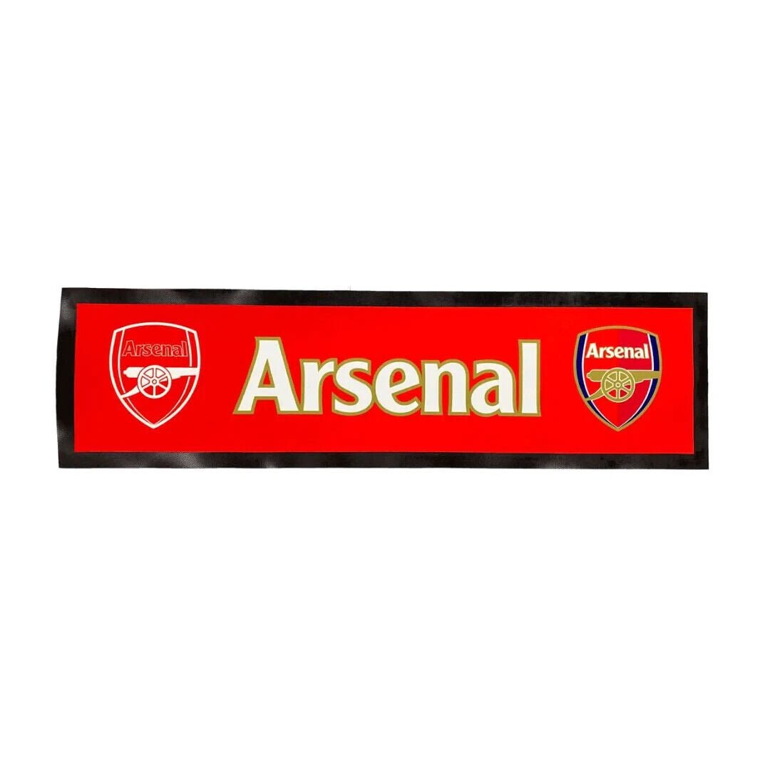 Arsenal FC Premium Rubber-Backed Bar Mat Runner - KING CAVE