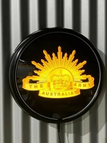 Australian Military Forces Rising Sun Illuminated Bar Light - KING CAVE
