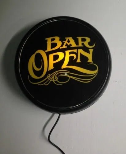 Bar Open Illuminated Bar Light - KING CAVE