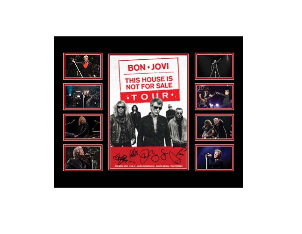 Bon Jovi Collage Framed - KING CAVE