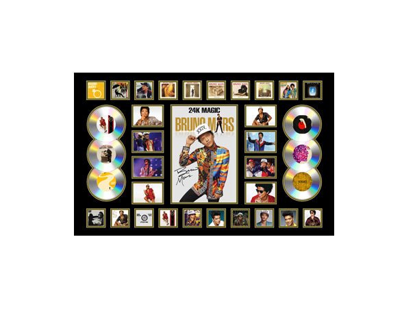 Bruno Mars Collage Framed - KING CAVE