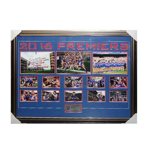 Western Bulldogs 2016 Premiers Print Framed