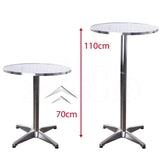 Canadian Club Bar Table & Bar Stool Set - KING CAVE
