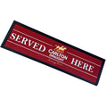 Carlton Draught Served Here Premium Rubber-Backed Bar Runner - KING CAVE