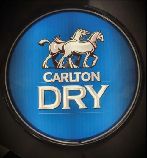 Carlton Dry Illuminated Bar Light Wall Mount - KING CAVE