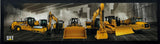Caterpillar CAT Earthworks Premium Rubber-Backed Bar Mat Runner - KING CAVE