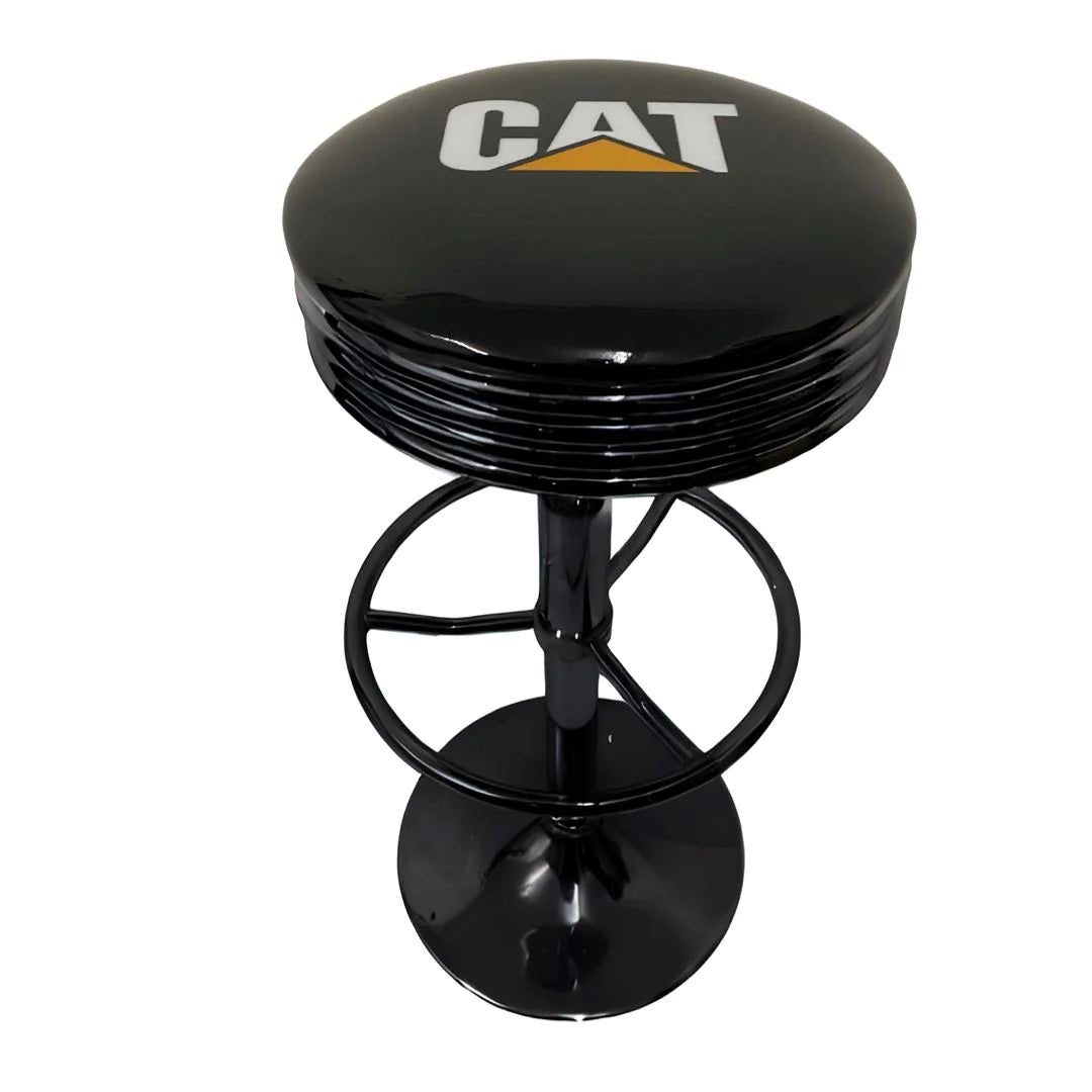 Caterpillar CAT Retro Gas-Lift Bar Stool - KING CAVE