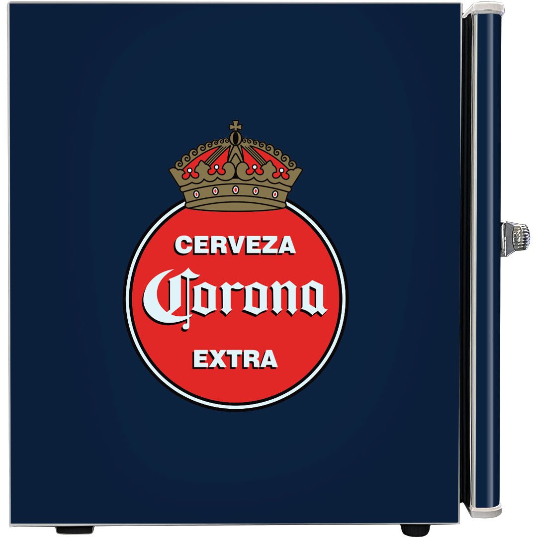 Cerveza Corona Retro Mini Bar Fridge 46Litre - Model BC46W-CORONA-V2 - KING CAVE