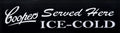 Coopers "Served Here Ice Cold" Premium Rubber-Backed Bar Mat Runner - KING CAVE
