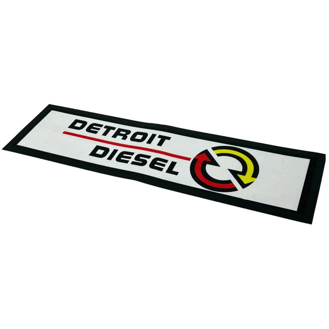 Detroit Diesel Premium Rubber-Backed Bar Mat Runner - KING CAVE