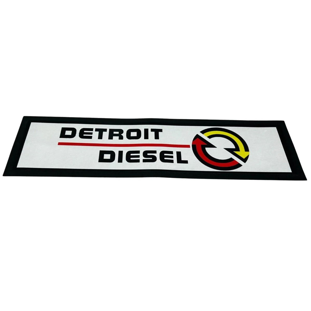 Detroit Diesel Premium Rubber-Backed Bar Mat Runner - KING CAVE
