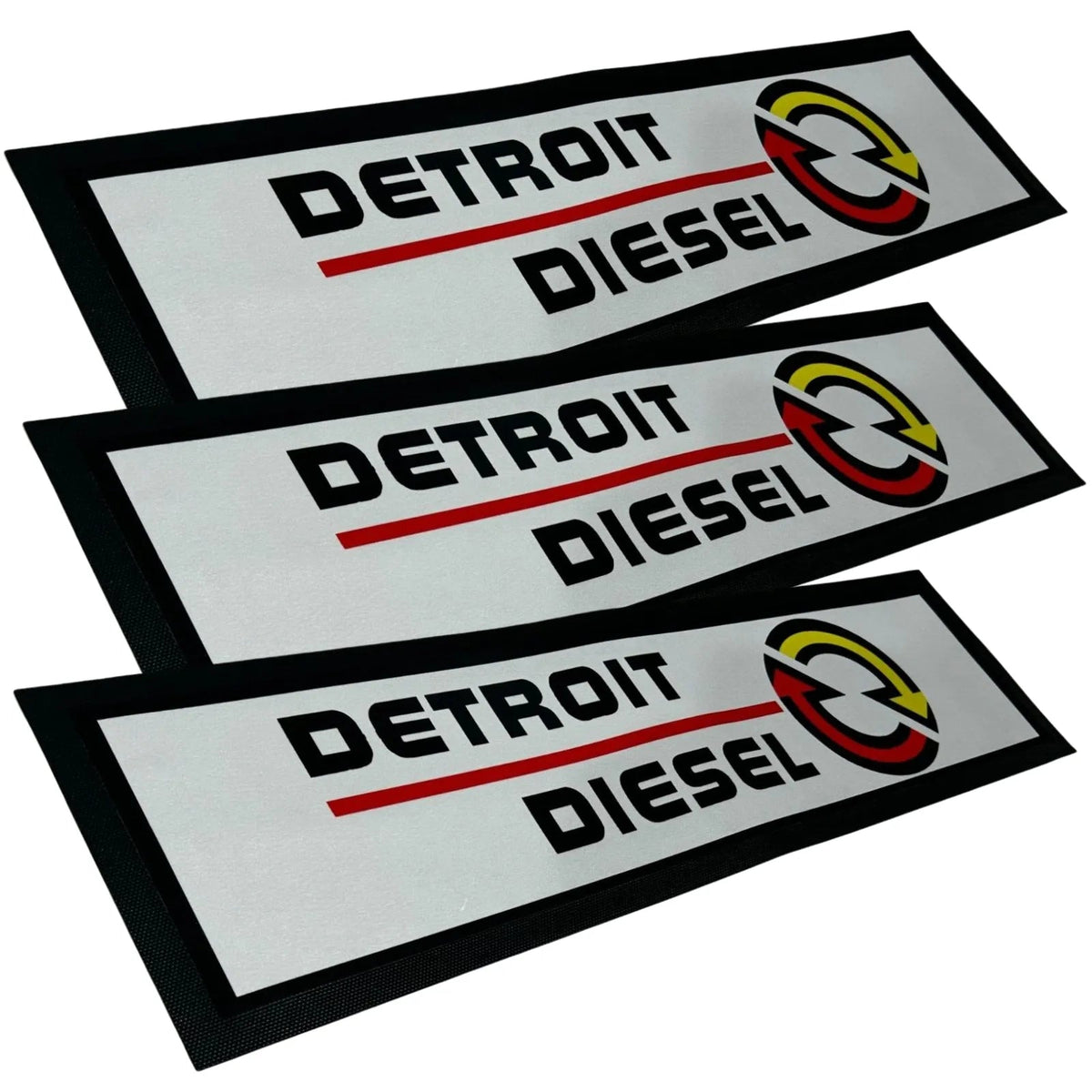 Detroit Diesel Premium Rubber-Backed Bar Mat Runner - KING CAVE