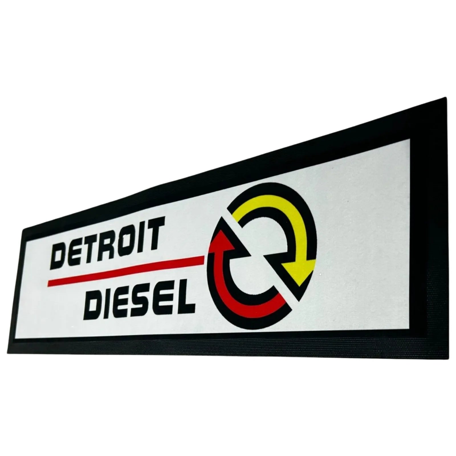 Detroit Diesel Premium Rubber-Backed Bar Mat Runner - KING CAVE