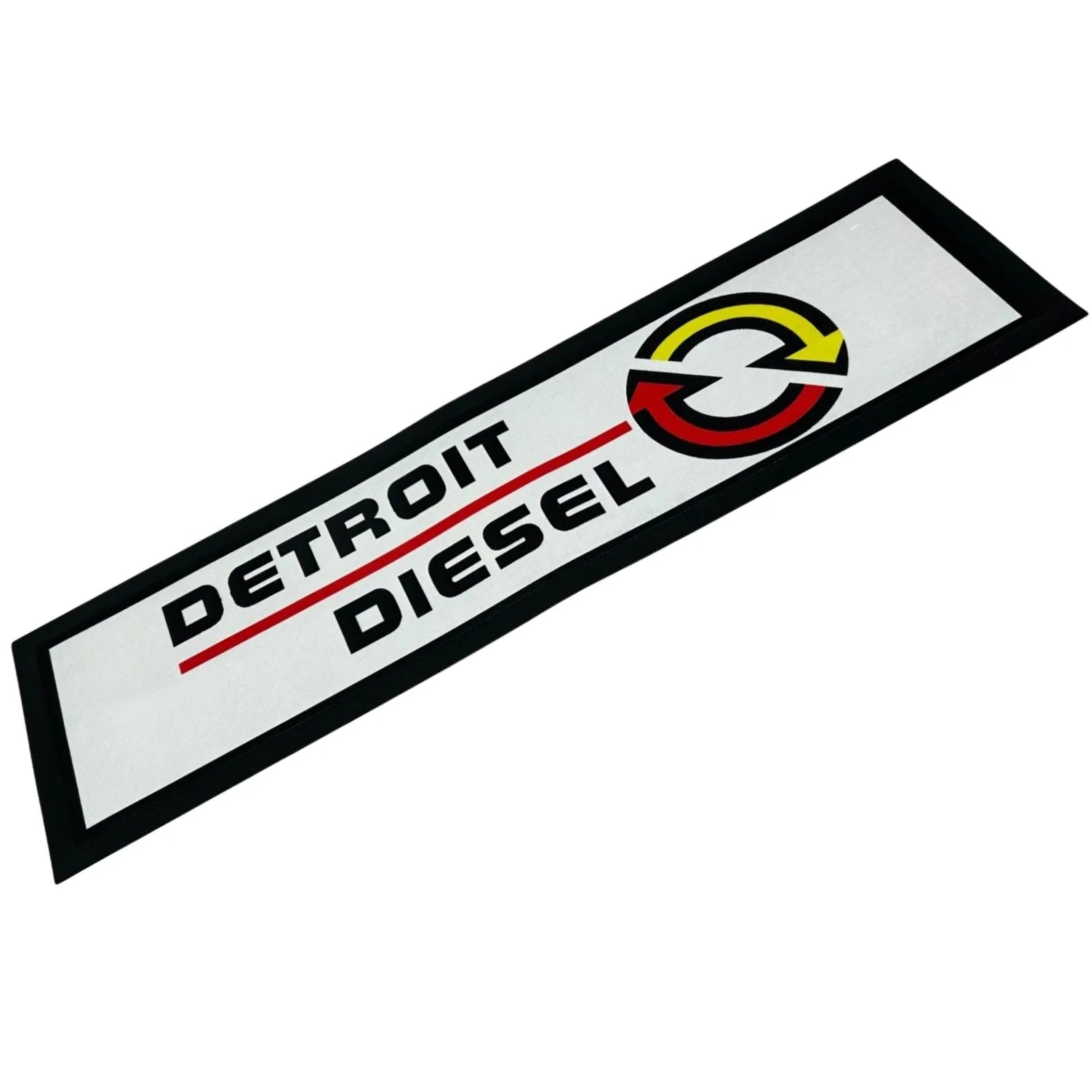 Detroit Diesel Premium Rubber-Backed Bar Mat Runner - KING CAVE