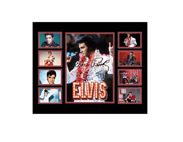 Elvis Collage Framed - KING CAVE
