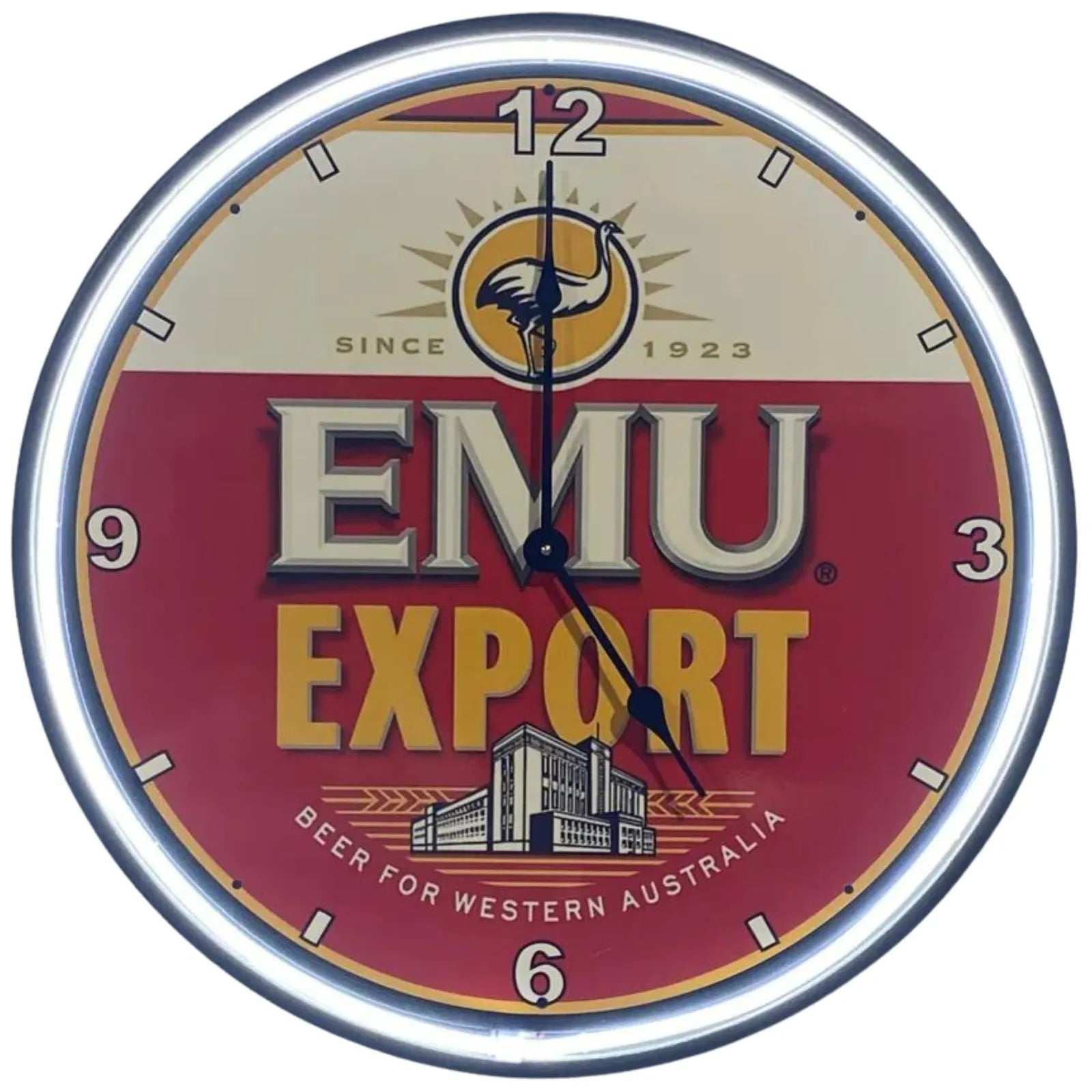 Emu Export Neon Clock - KING CAVE