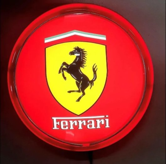 Ferrari Illuminated Wall Mount Bar Light - KING CAVE