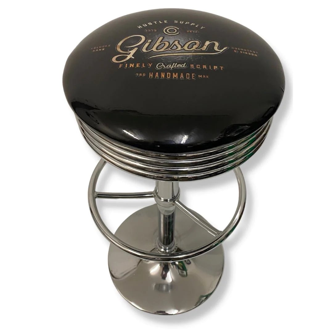 Gibson Guitar Retro Gas-Lift Bar Stool