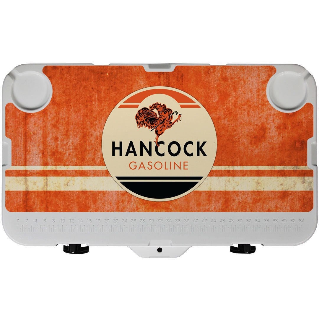 Hancock Rhino Vintage Fuel Brand Roto Molded Foam Injected 50 Litre Ice Box With Longest Ice Retention ES-50QT - Model ES-50FP-HANCOCK - KING CAVE