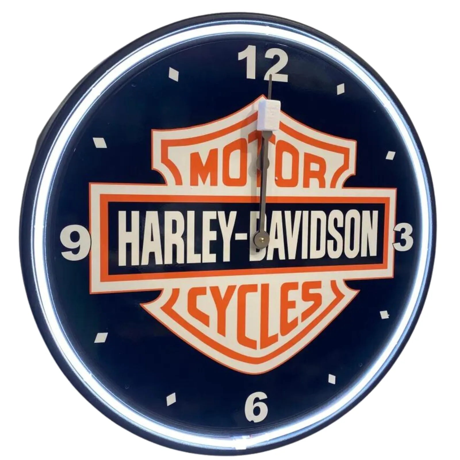 Harley Davidson Neon Clock - KING CAVE