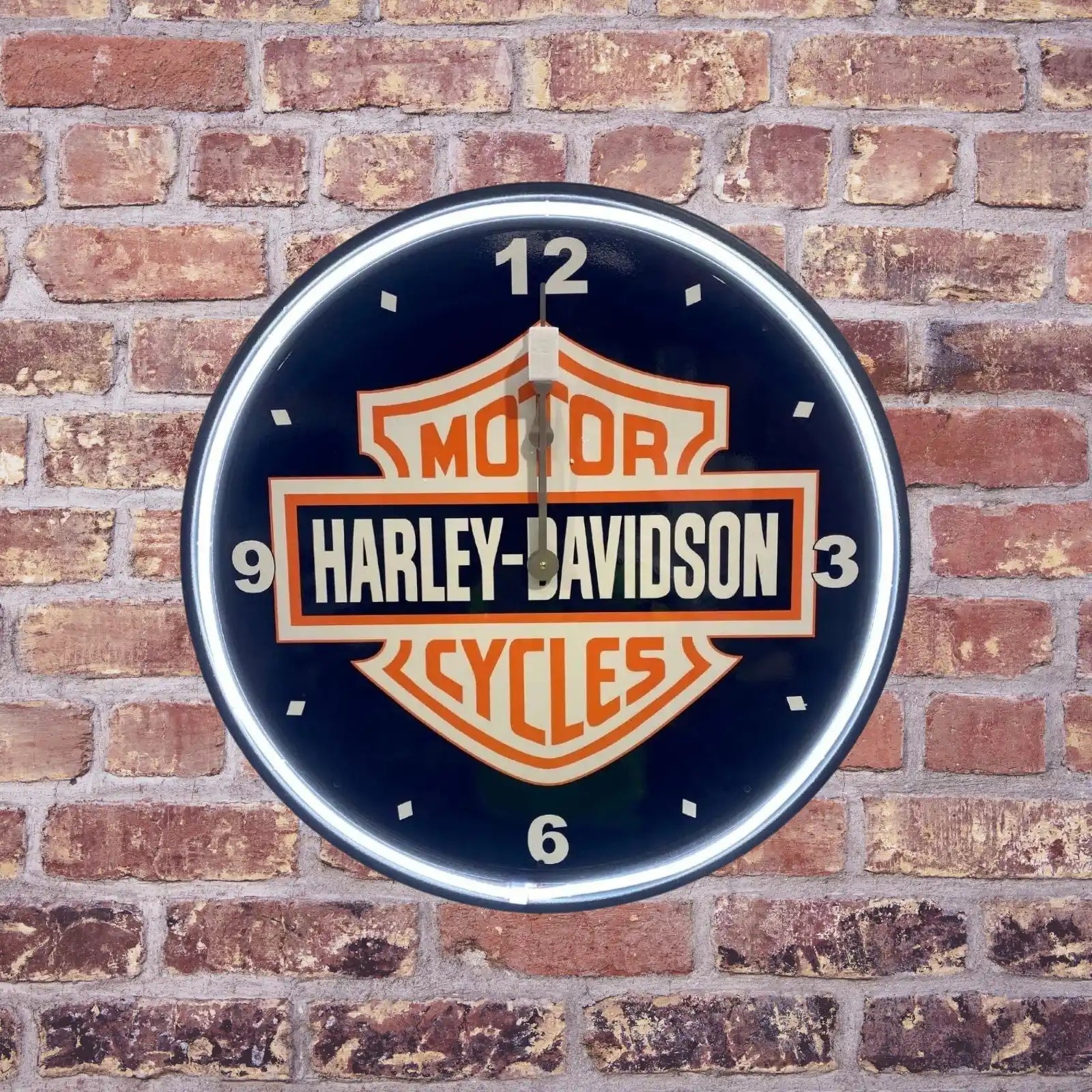 Harley Davidson Neon Clock - KING CAVE