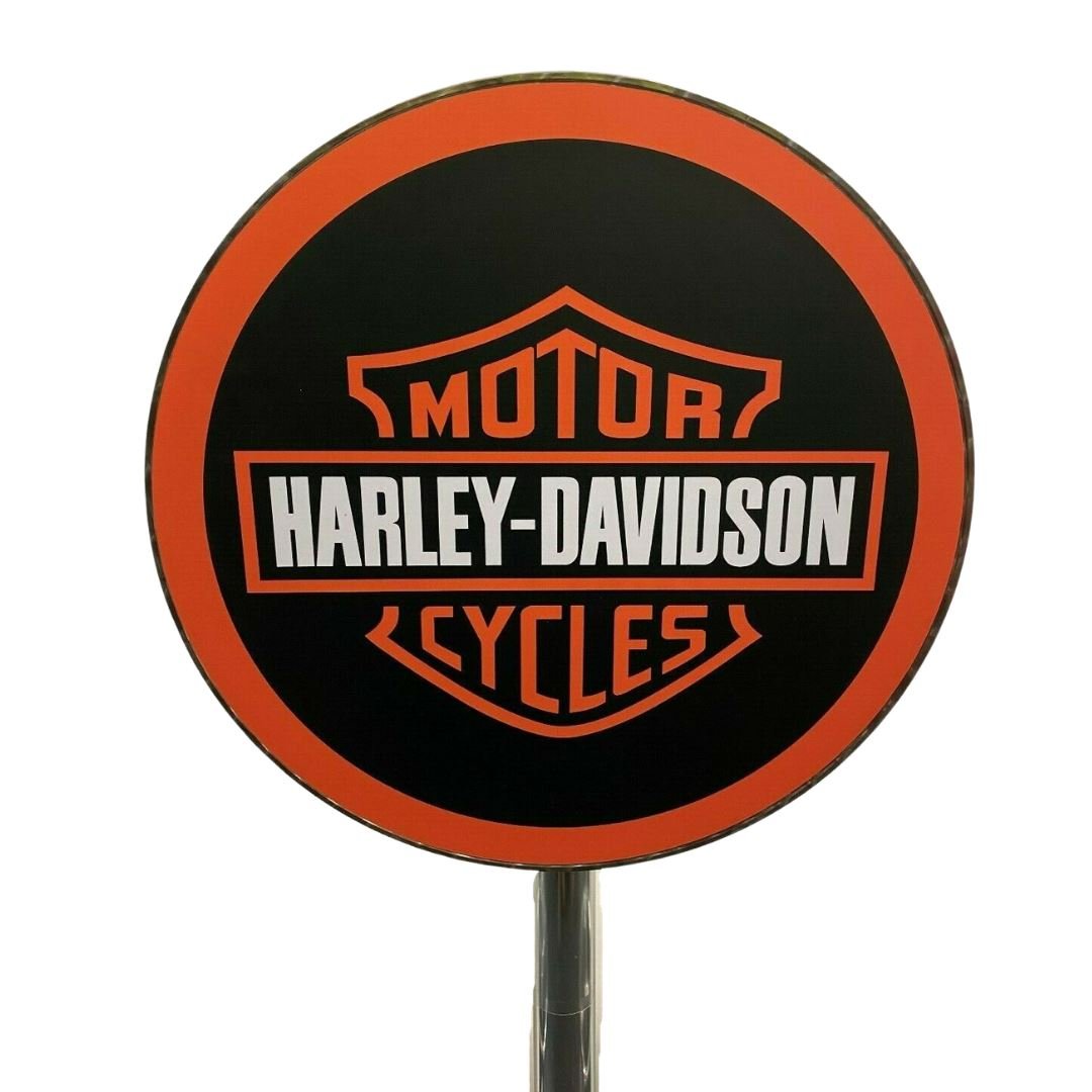 Harley Davidson Shield Bar Table & Bar Stool Set - KING CAVE