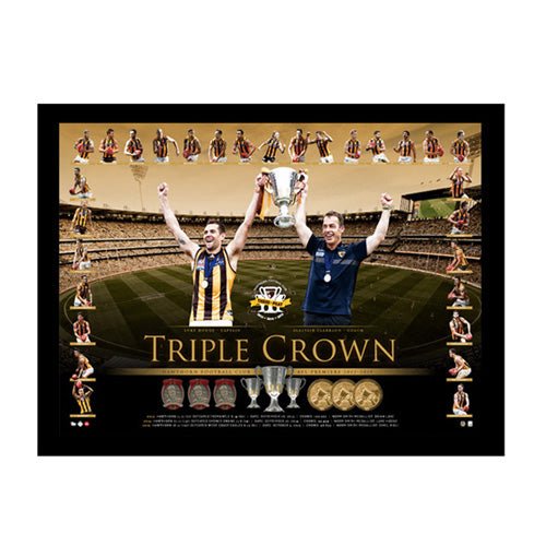 Hawthorn Triple Crown Print Framed - KING CAVE