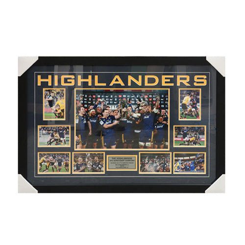 Highlanders 2015 Champions Collage Framed