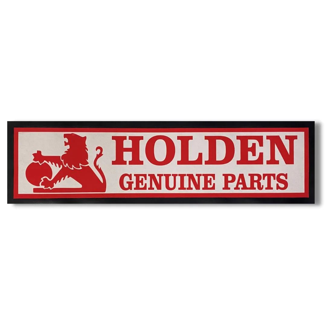 Holden Genuine Parts Premium Rubber-Backed Bar Mat Runner - KING CAVE
