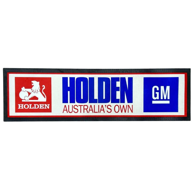 Holden GM Premium Rubber-Backed Bar Mat Runner - KING CAVE