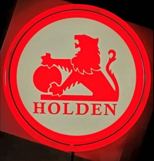Holden Retro Lion Illuminated Wall Mount Bar Light - KING CAVE