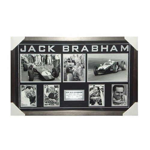 Jack Brabham Signed Framed - KING CAVE
