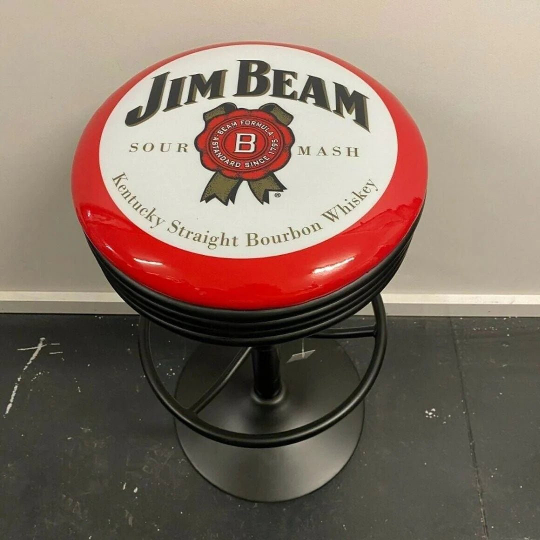 Jim Beam Premium Retro Gas-Lift Bar Stool