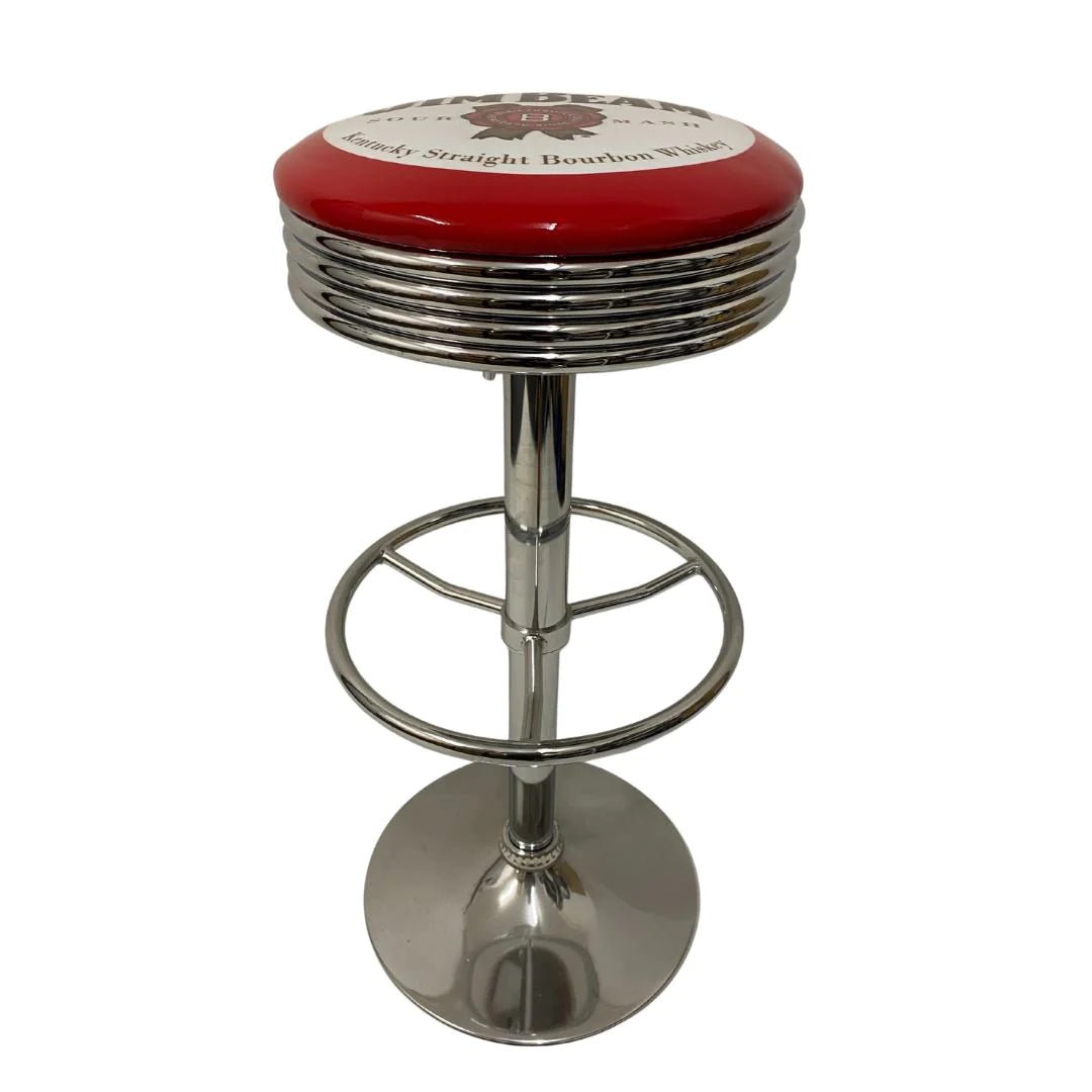 Jim Beam Premium Retro Gas-Lift Bar Stool - KING CAVE