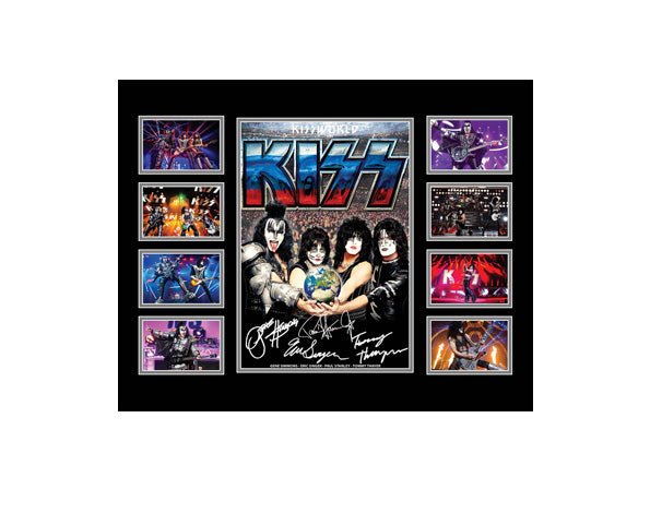 Kiss Collage Framed - KING CAVE