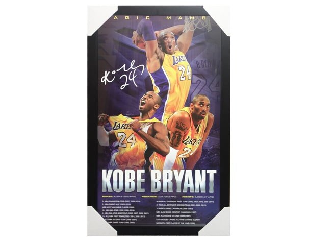 Kobe Bryant Print Framed - KING CAVE