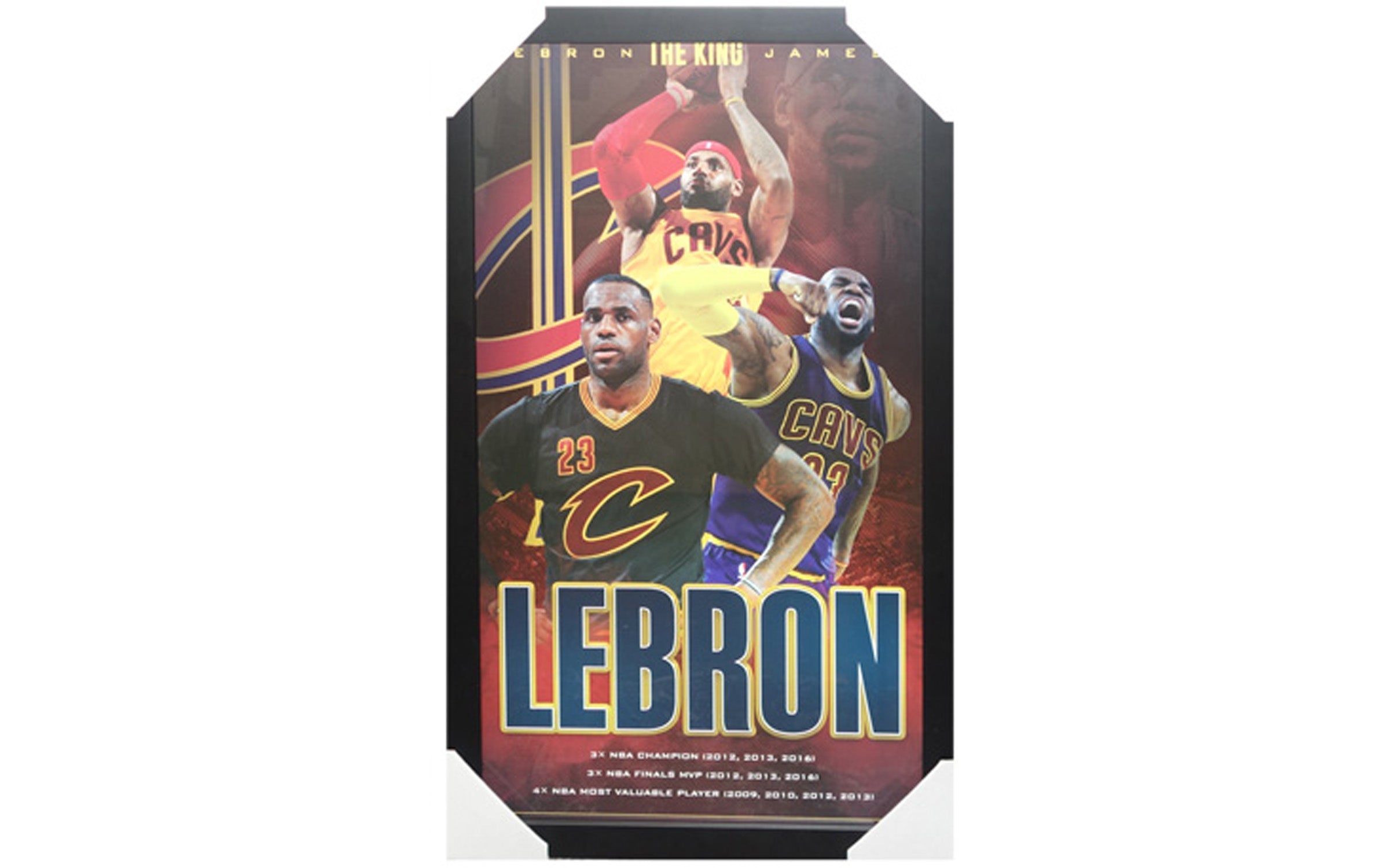 LeBron James (Cavs) Print Framed - KING CAVE