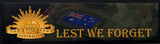Lest We Forget Premium Rubber-Backed Bar Mat Runner - KING CAVE
